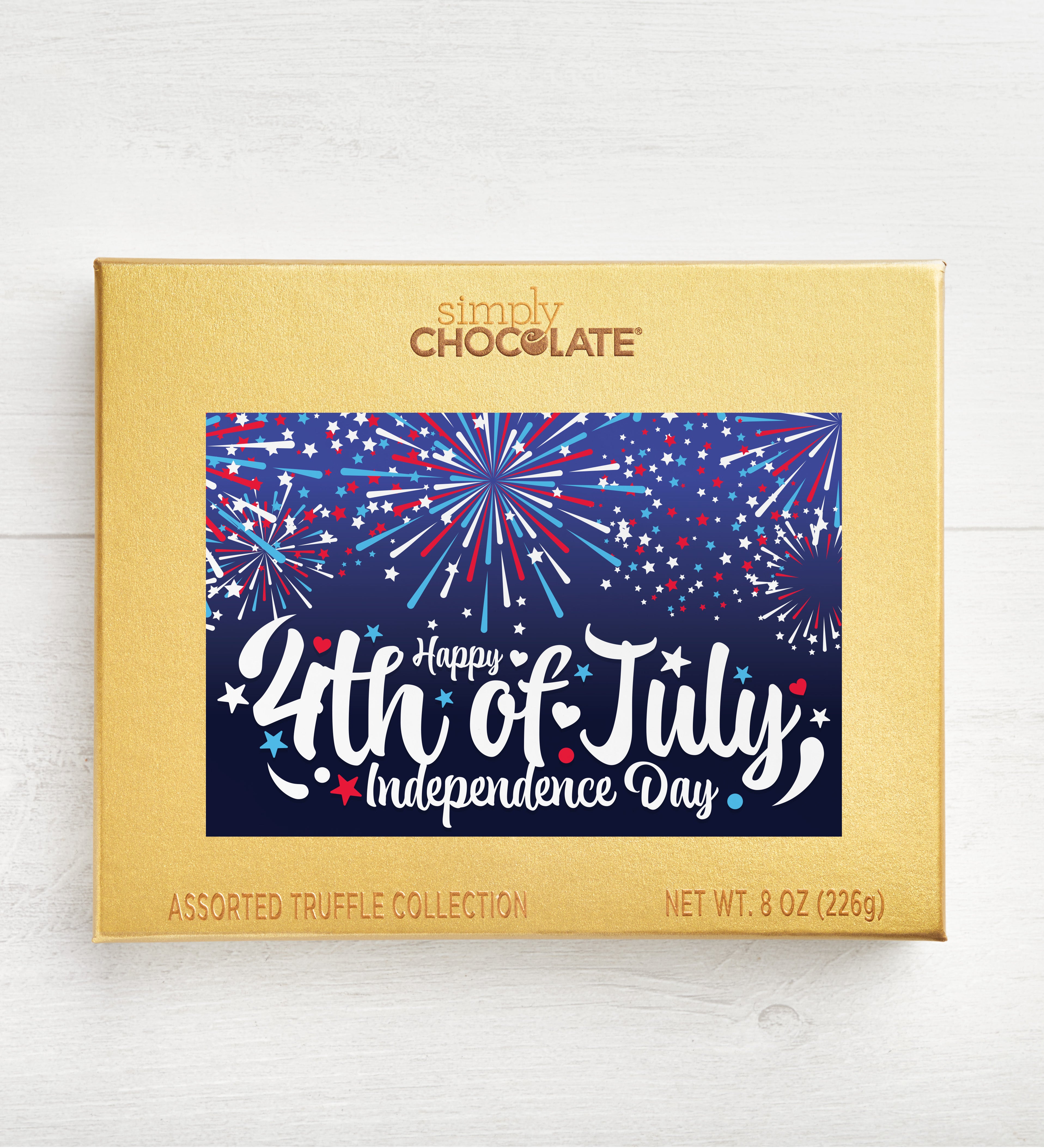 Happy July 4th Independence Day 19pc Chocolate Box